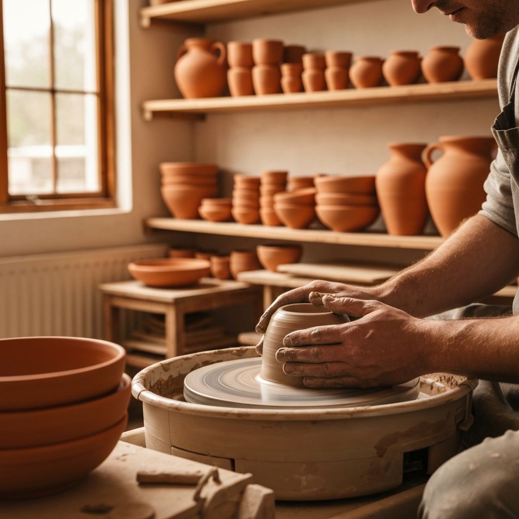 Centering Clay on the Wheel